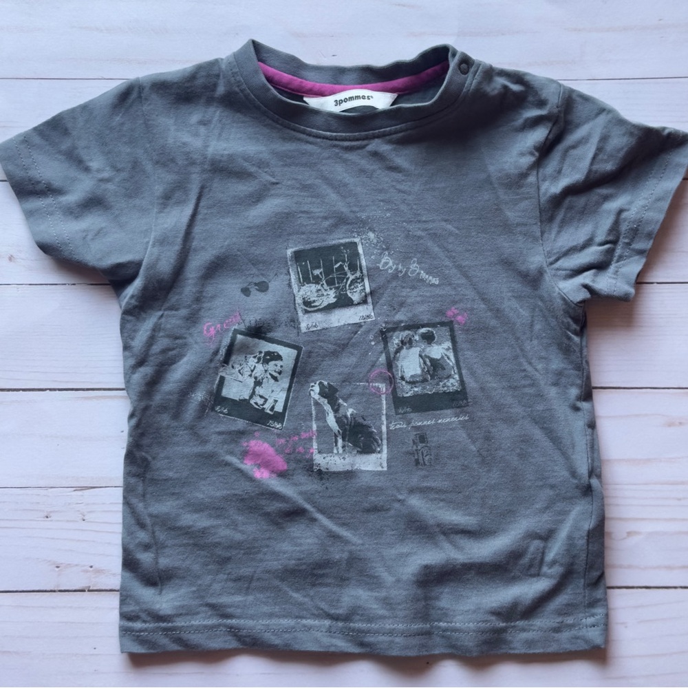 3 Pommes Boys 2T Graphic Tee